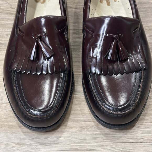 Sas NEW Kiltie Loafer Dress Shoes Brown Moc Toe Tassel Mens 12 Made USA HandSewn main image 6
